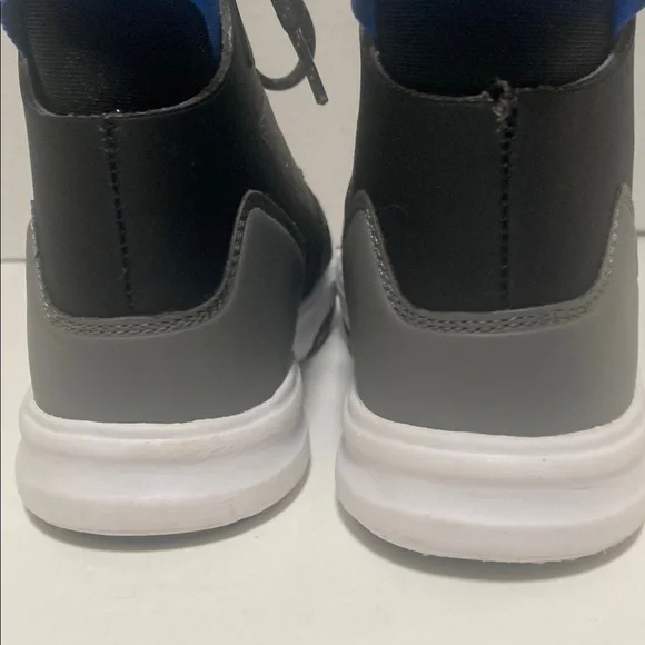 Polo by Ralph Lauren Boys Black/Gray/Blue Boots Size 4 - Picture 4 of 9